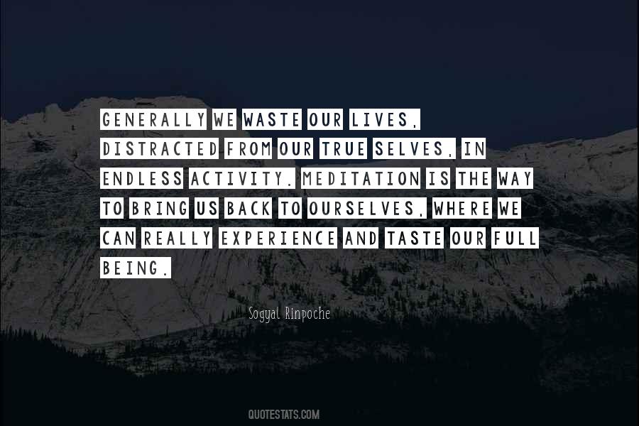 Back To Self Quotes #378653