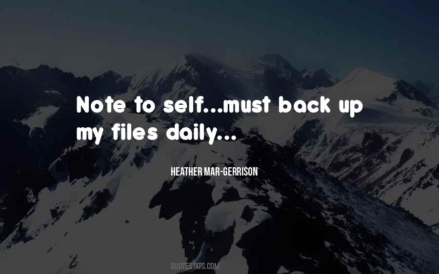 Back To Self Quotes #398469