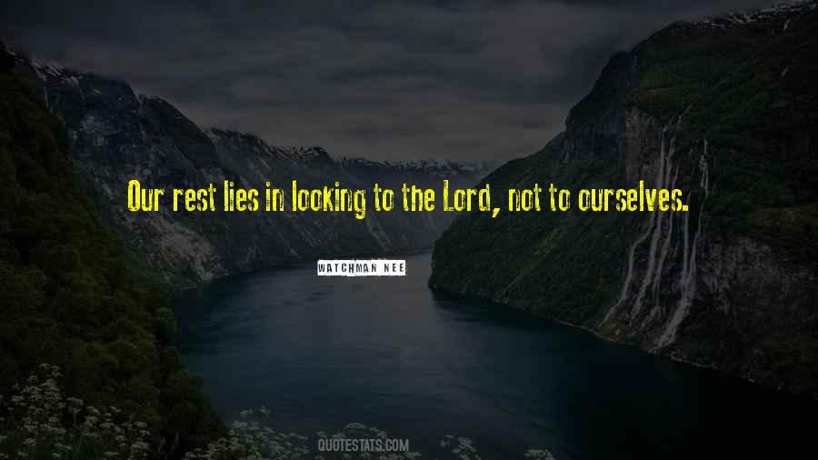 Rest In The Lord Quotes #640535