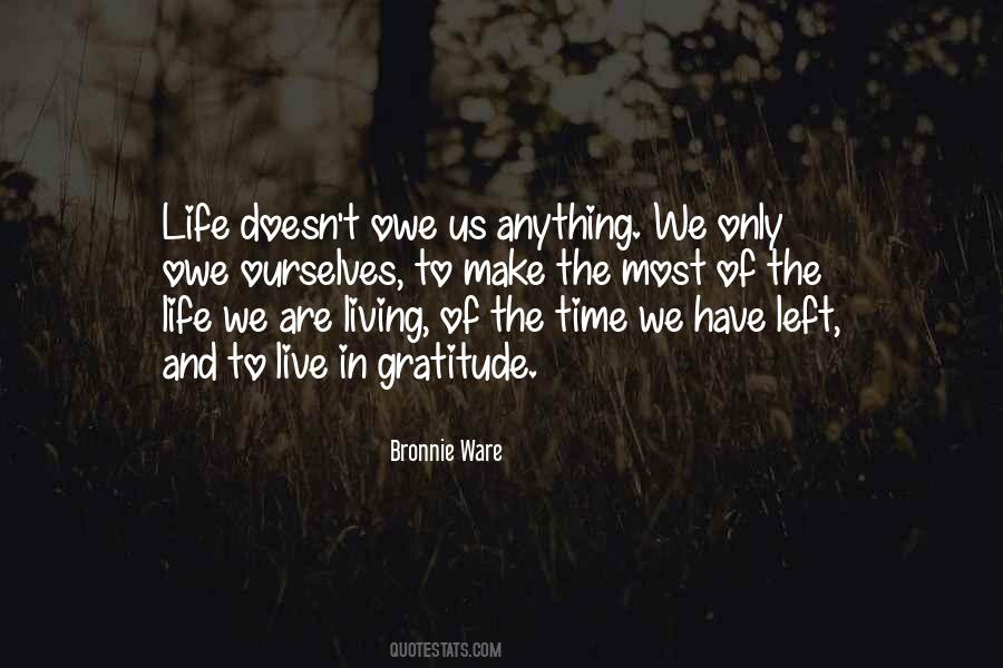Living Gratitude Quotes #1691622