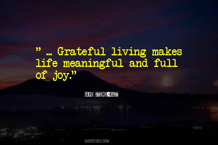 Living Gratitude Quotes #332885