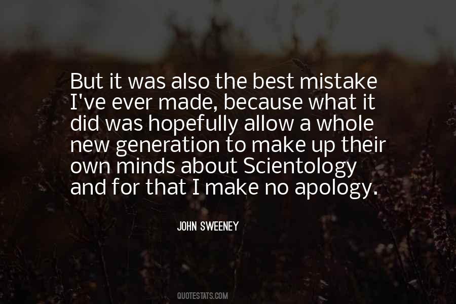 Quotes About I Made A Mistake #408640