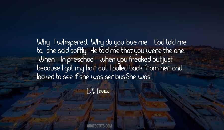 I Love You Because You Love Me Quotes #400900