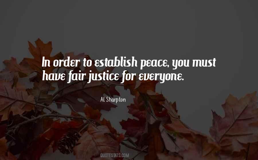 Establish Justice Quotes #960906