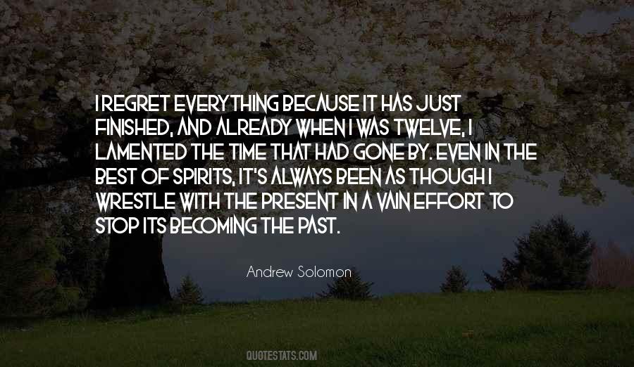 The Past Has Gone Quotes #538588
