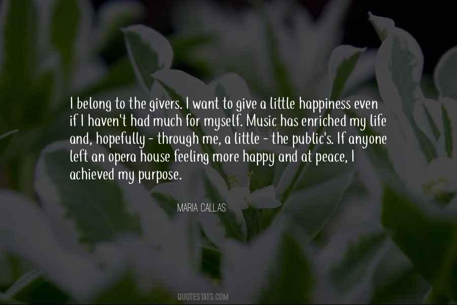 My Peace And Happiness Quotes #1625290