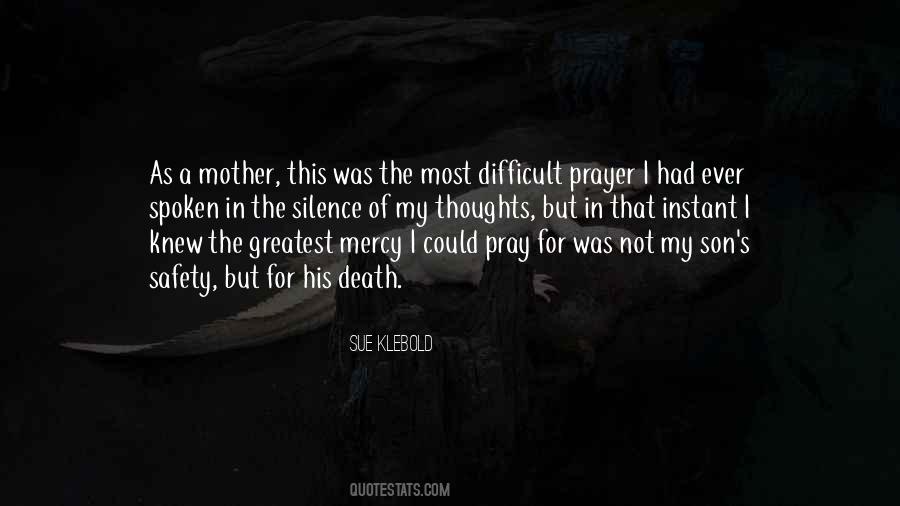 Mother And Son Death Quotes #1772158