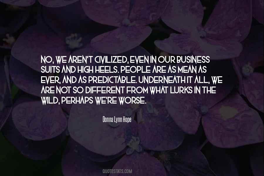 As Predictable As Quotes #805850