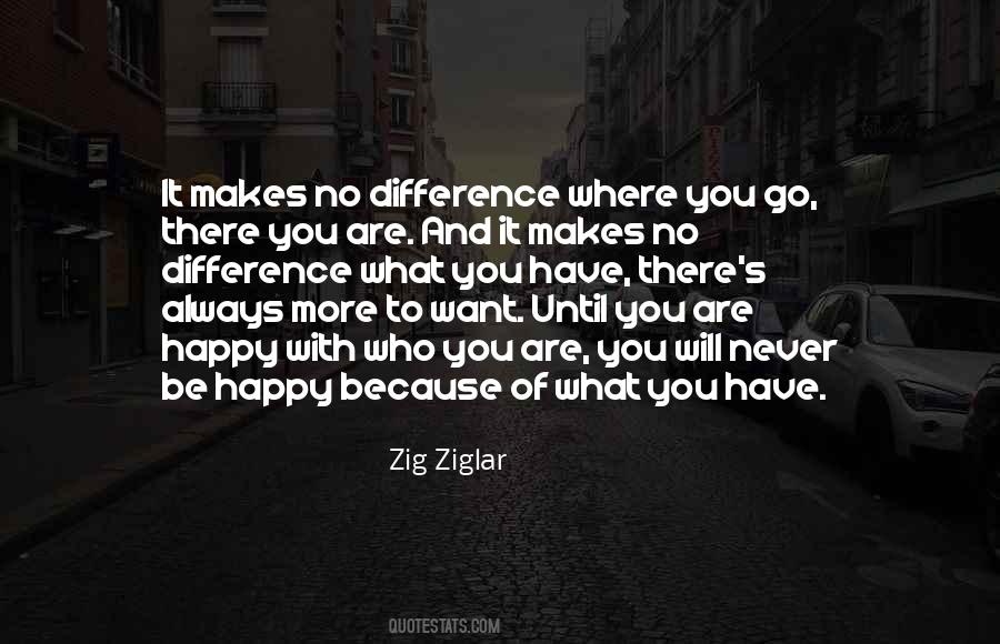 Never Happy With What You Have Quotes #1170392