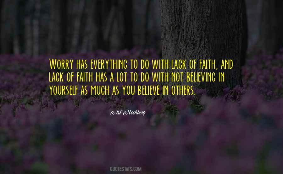 Not Believing In Yourself Quotes #1317495