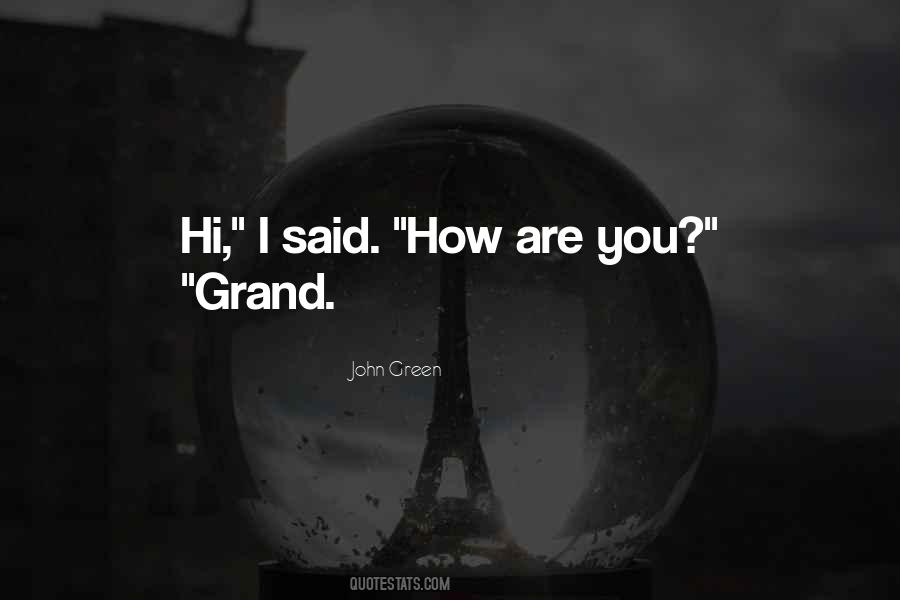 Hi You Quotes #142128