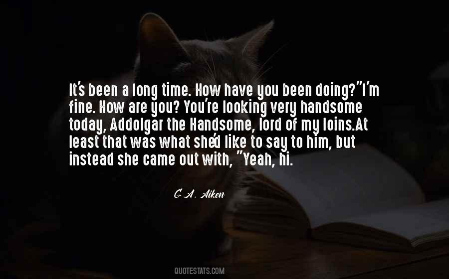 Hi You Quotes #301130