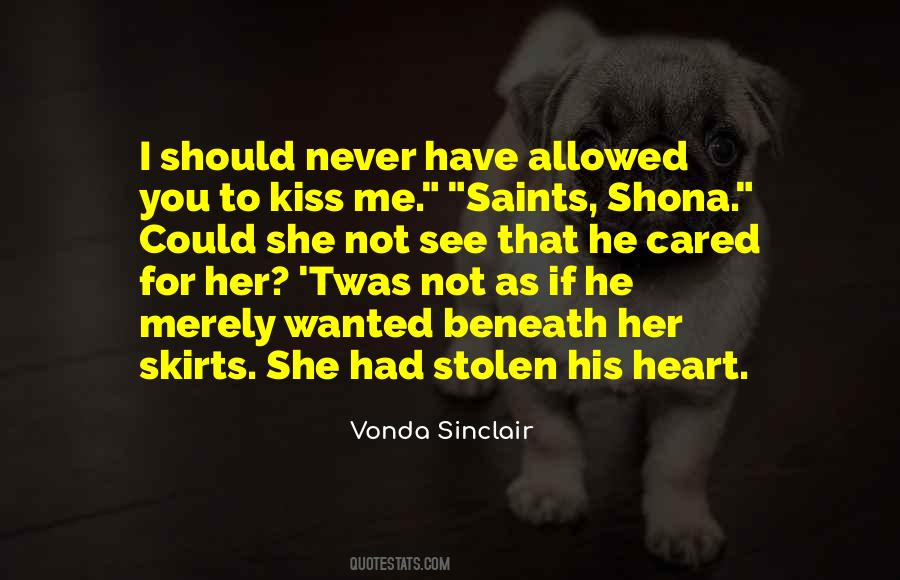 Not Cared For Quotes #1224509
