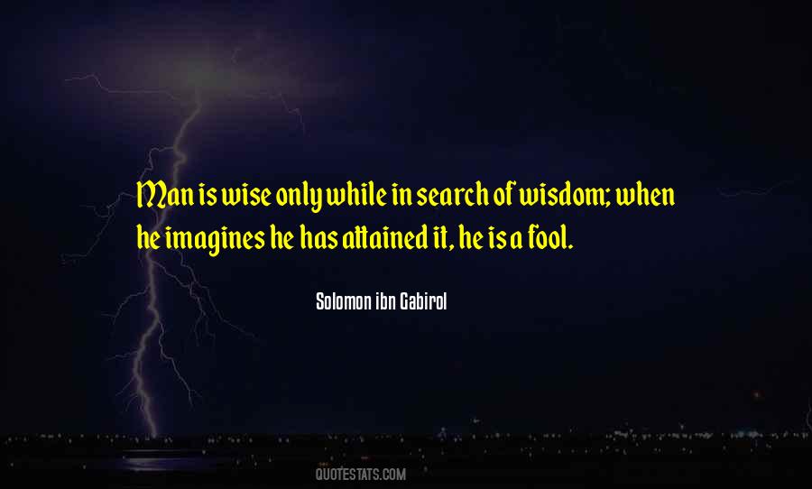 Fool Wise Quotes #750273
