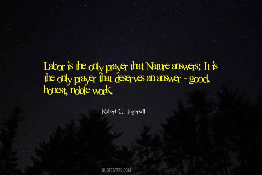 Prayer Without Work Quotes #107570