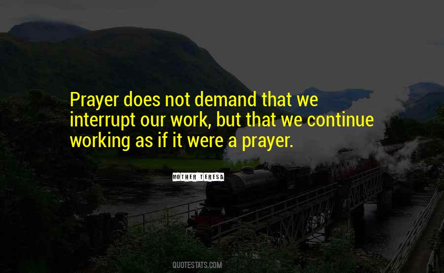 Prayer Without Work Quotes #229666