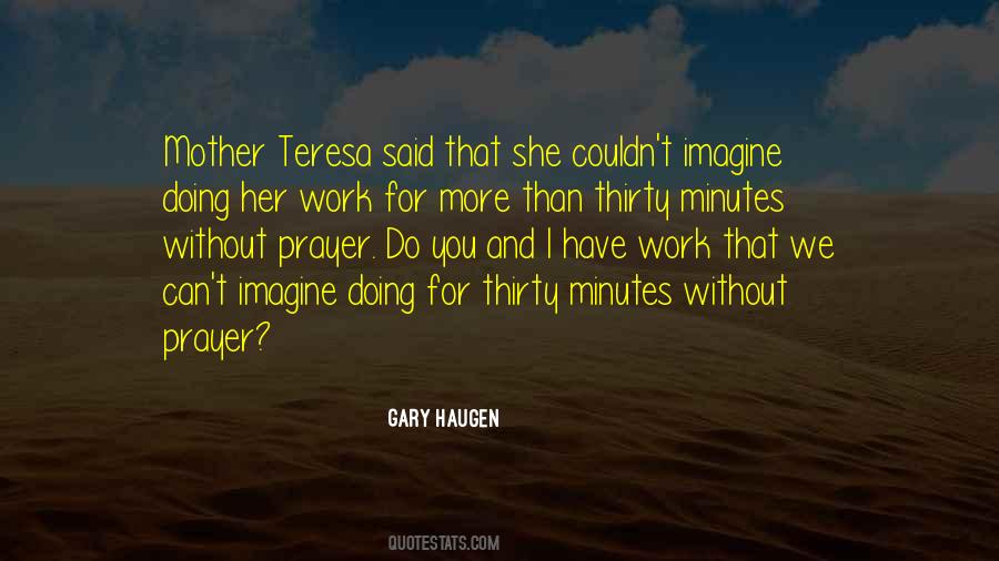 Prayer Without Work Quotes #8488