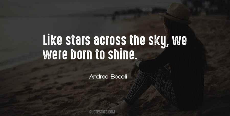 Shine Like Stars Quotes #449758