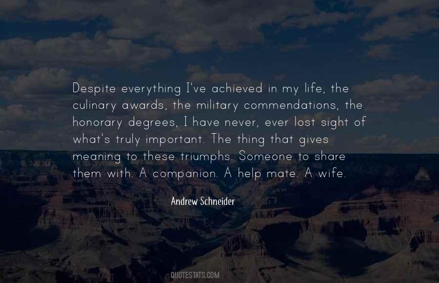 Life Companion Quotes #1487428