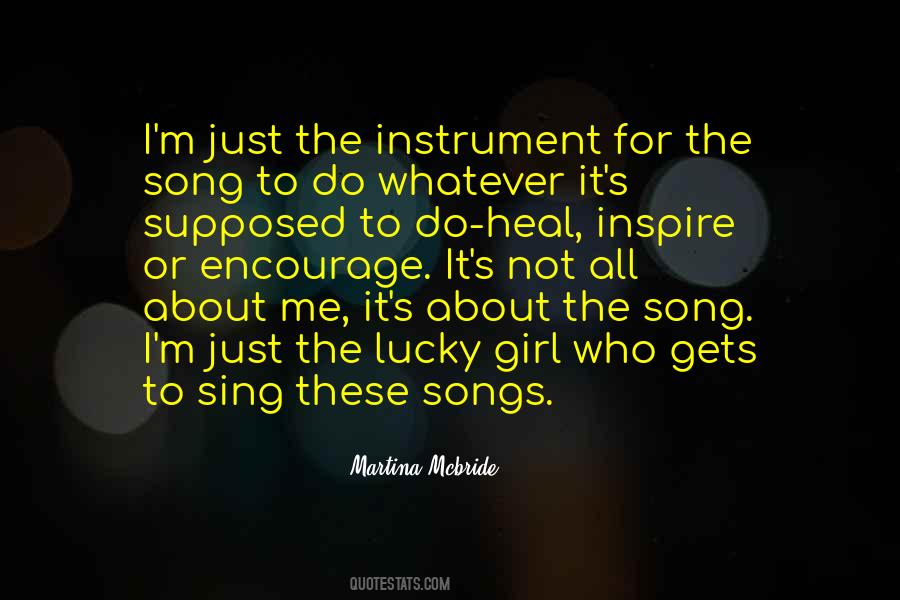 Sing For Me Quotes #224872