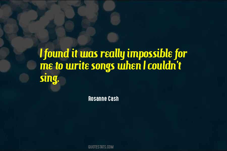 Sing For Me Quotes #26632