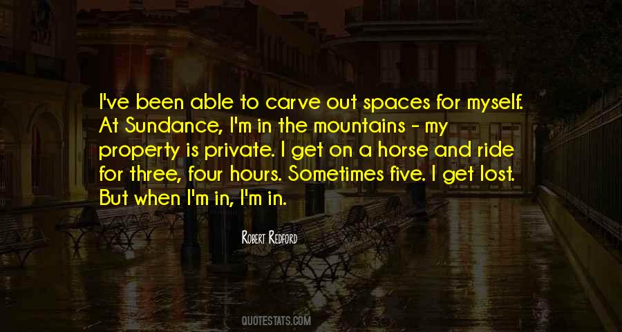 Lost In The Mountains Quotes #635447