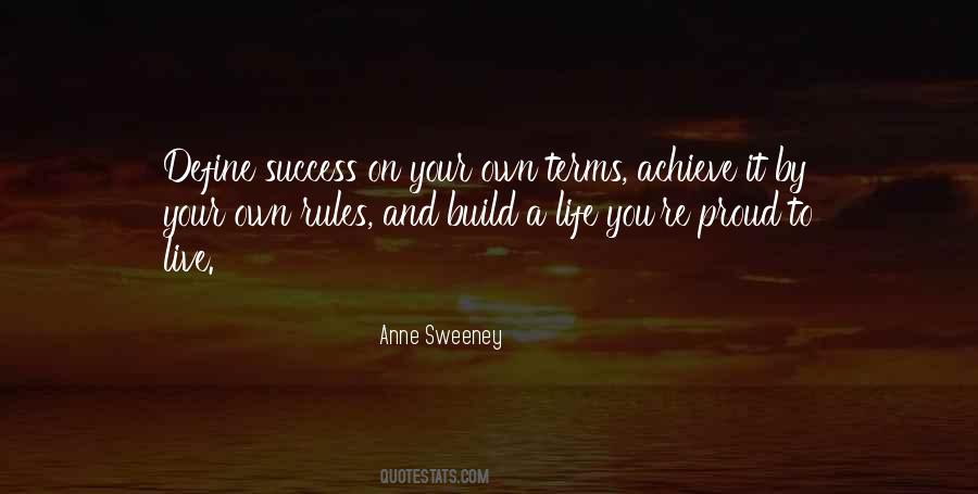 Define Success On Your Own Terms Quotes #1198540