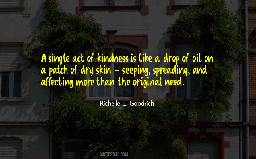 Single Act Of Kindness Quotes #1288543