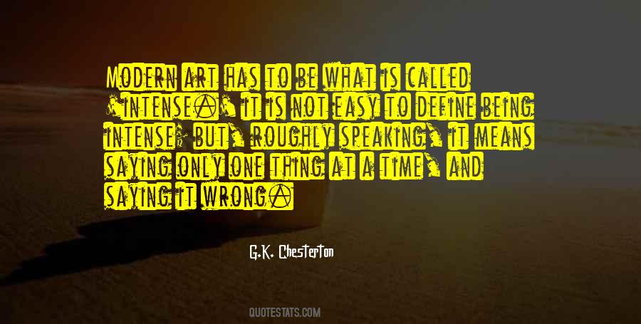 Being Modern Quotes #479075