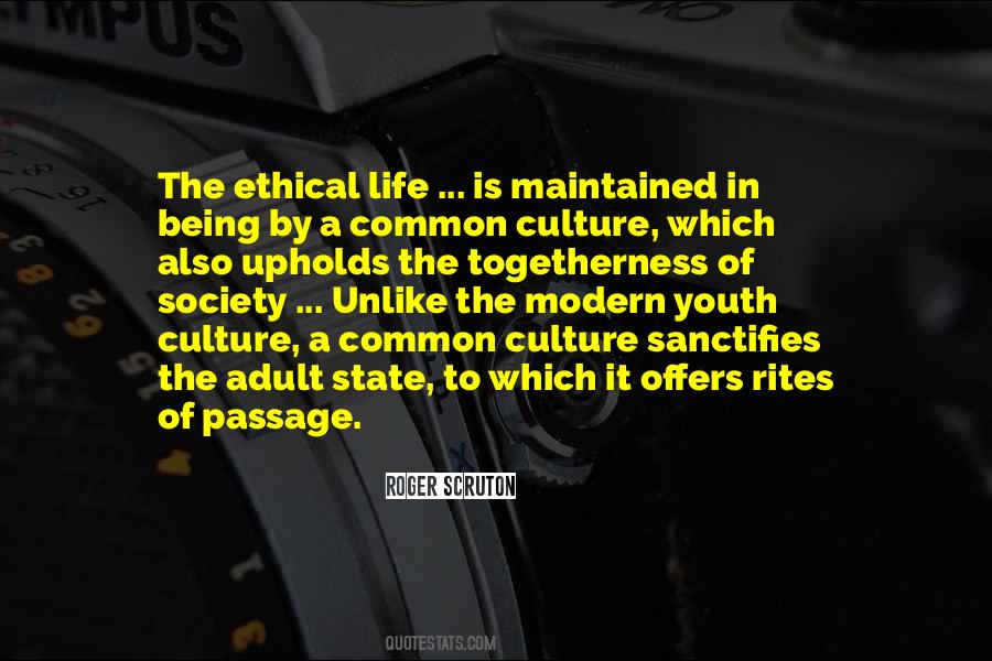 Being Modern Quotes #601493