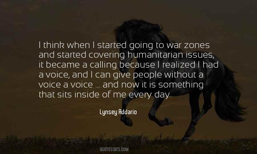 Quotes About Humanitarian Issues #1360788