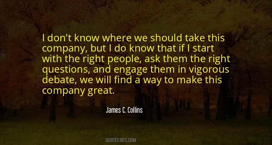 The Right Company Quotes #829236