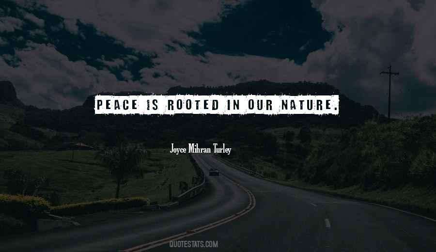 Nature Peace Quotes #623991