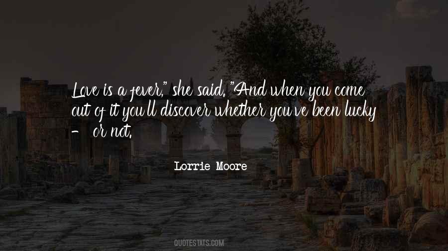 Fever Love Quotes #1169450