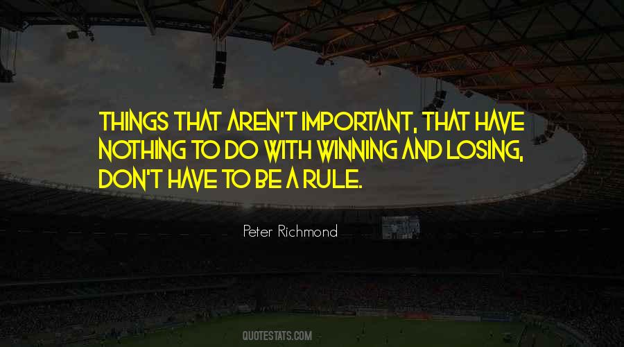 Losing Sports Quotes #1866219