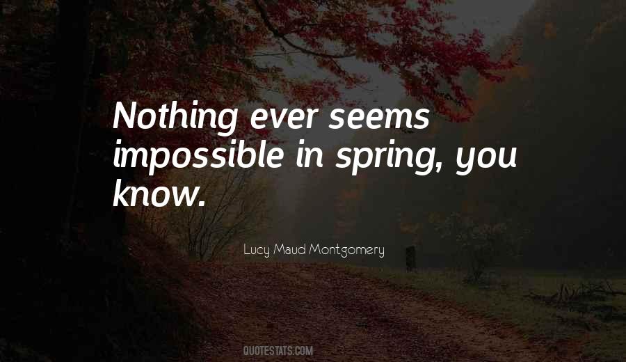 In Spring Quotes #611276