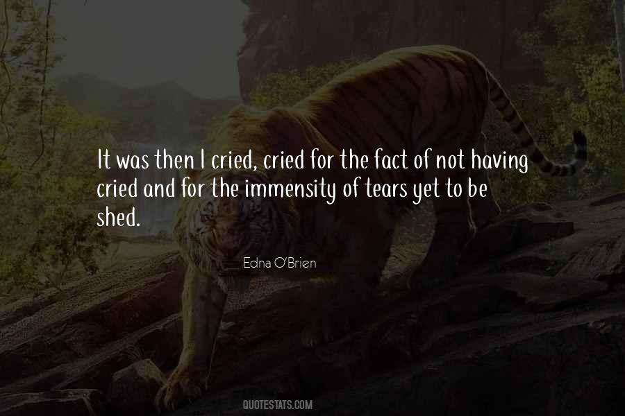 Quotes About I Cried #1049782