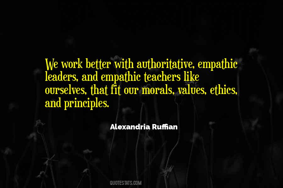 Ethics And Morals Quotes #1048564