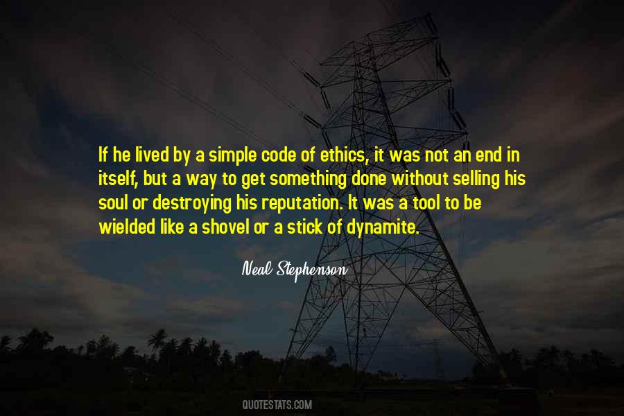 Ethics Code Quotes #1028596