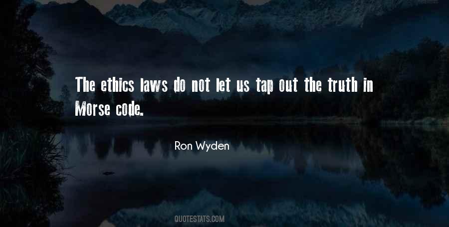 Ethics Code Quotes #1322329