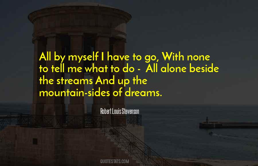 Alone Mountain Quotes #556121
