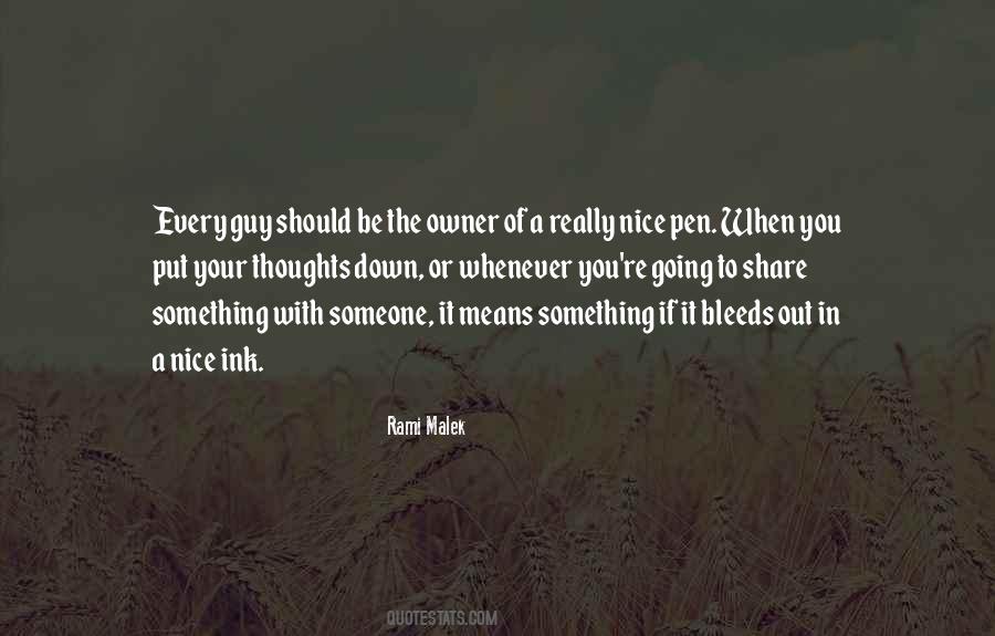 Be Nice To Someone Quotes #1721351