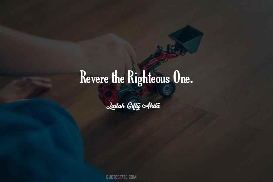 The Righteous One Quotes #1451839
