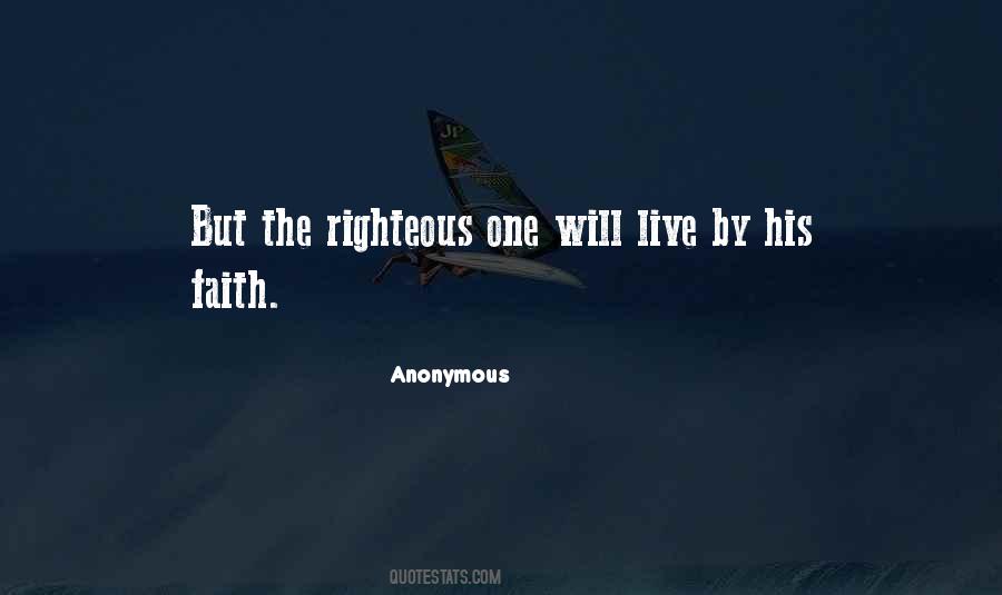 The Righteous One Quotes #1836649