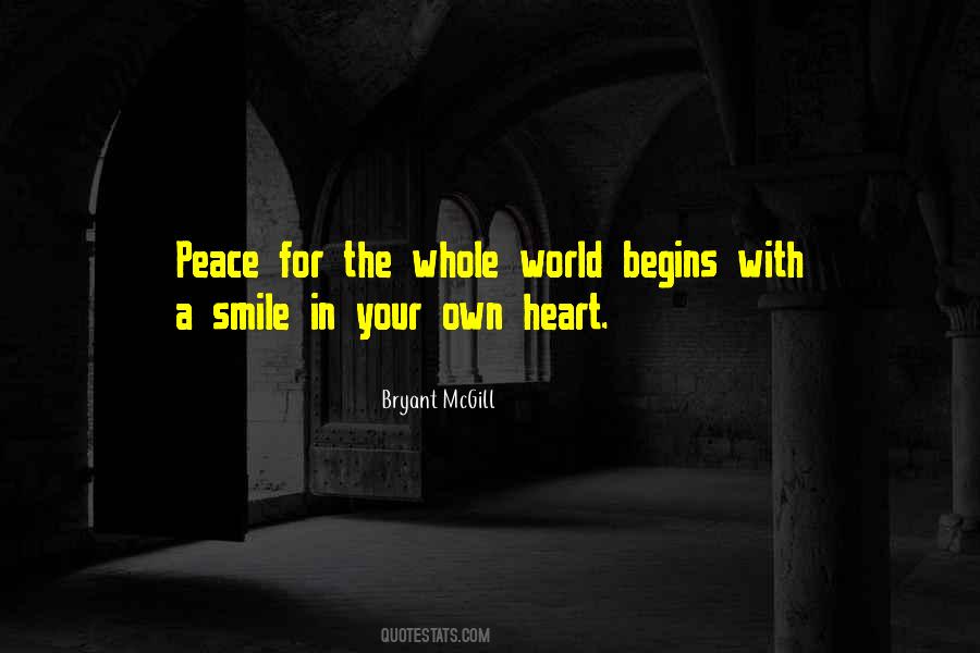 Peace Begins With A Smile Quotes #277221