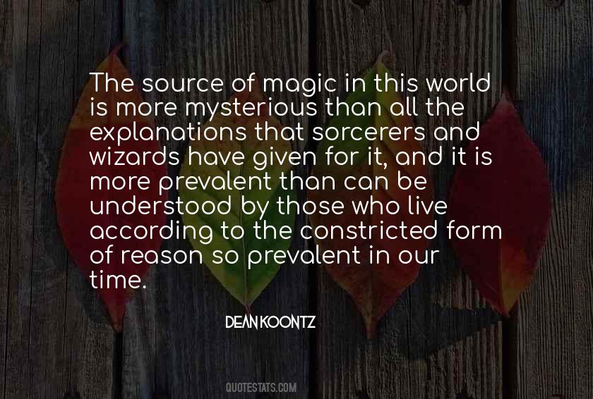 Magic Time Quotes #1125 Magic Time Quotes #1125