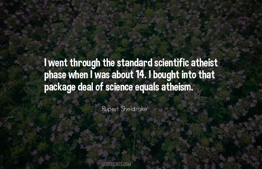 Atheist Science Quotes #1765106