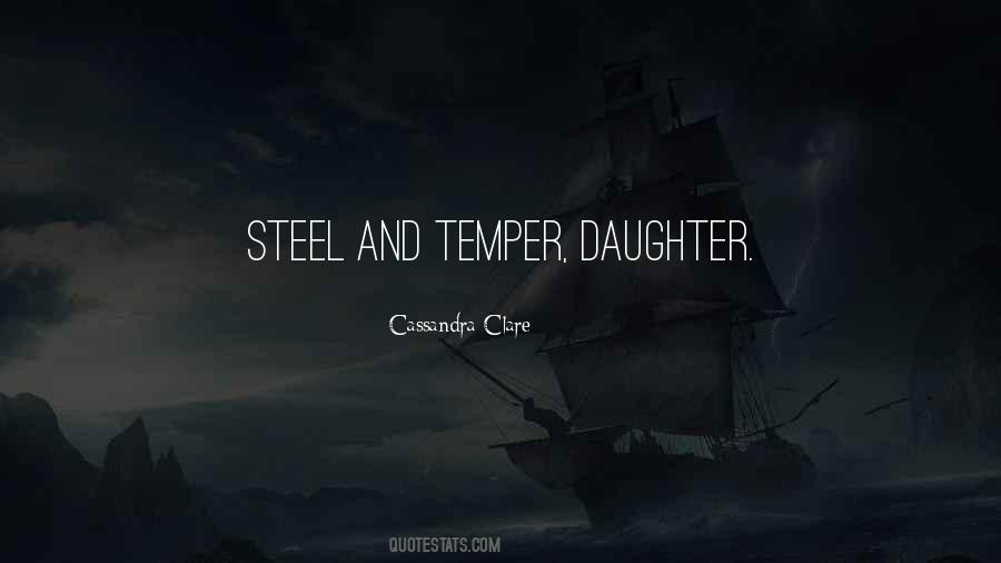 Temper Steel Quotes #1477539