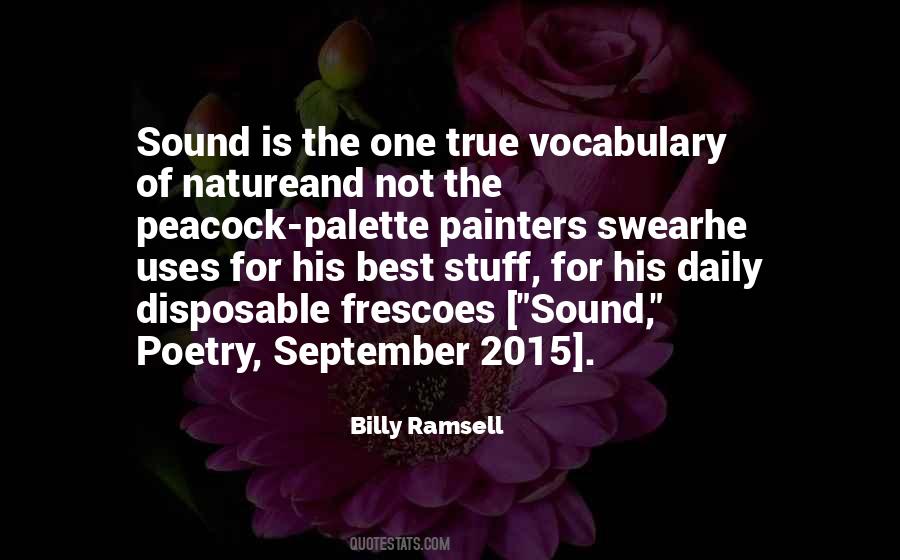 Sound Of Nature Quotes #194650