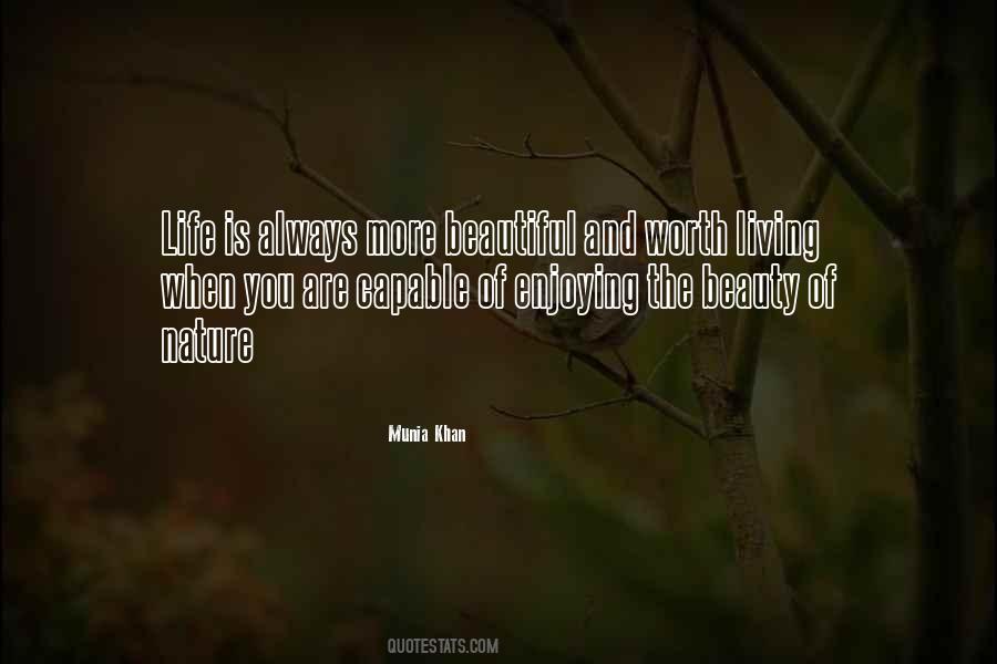 Life Beauty Nature Quotes #335786
